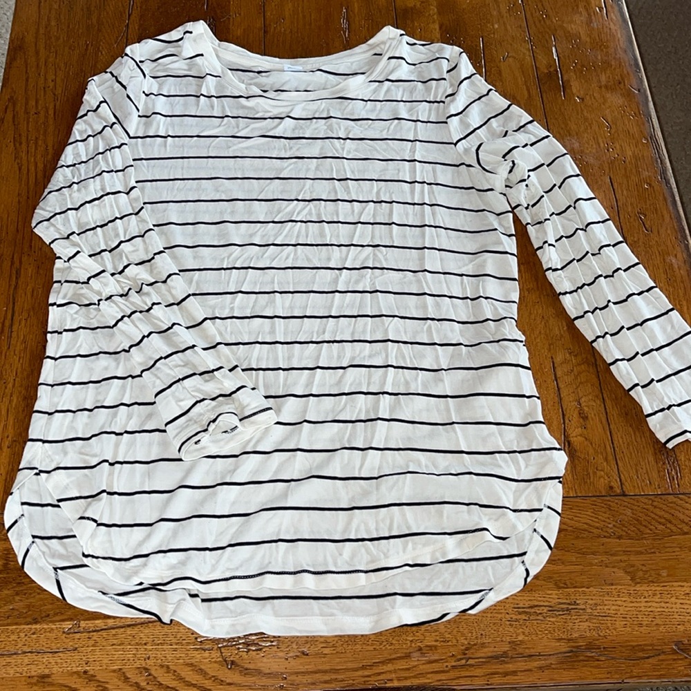 Old Navy Long Sleeve Stripe Luxe T-shirt for Women